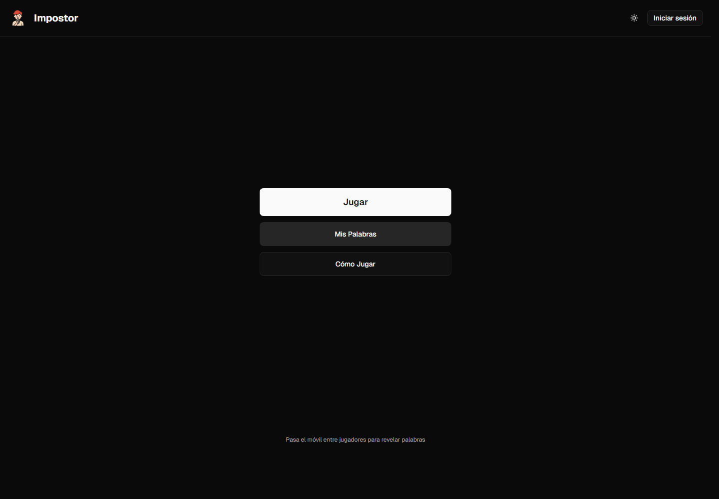 impostor.wtf live site capture